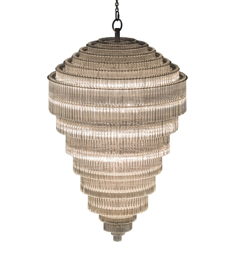 Meyda Tiffany 177524 24 Light Chandelier, Sparkle Silver