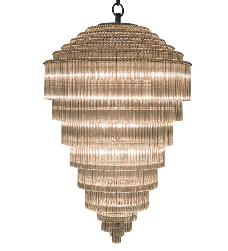 Meyda Tiffany 177524 24 Light Chandelier, Sparkle Silver