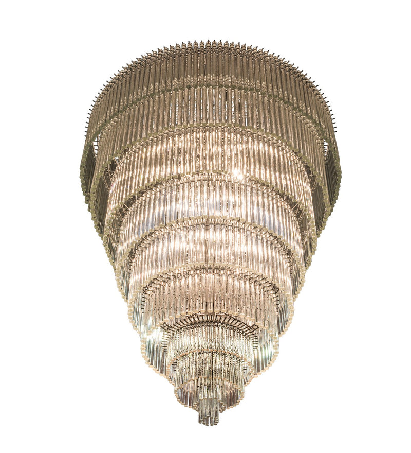 Meyda Tiffany 177524 24 Light Chandelier, Sparkle Silver