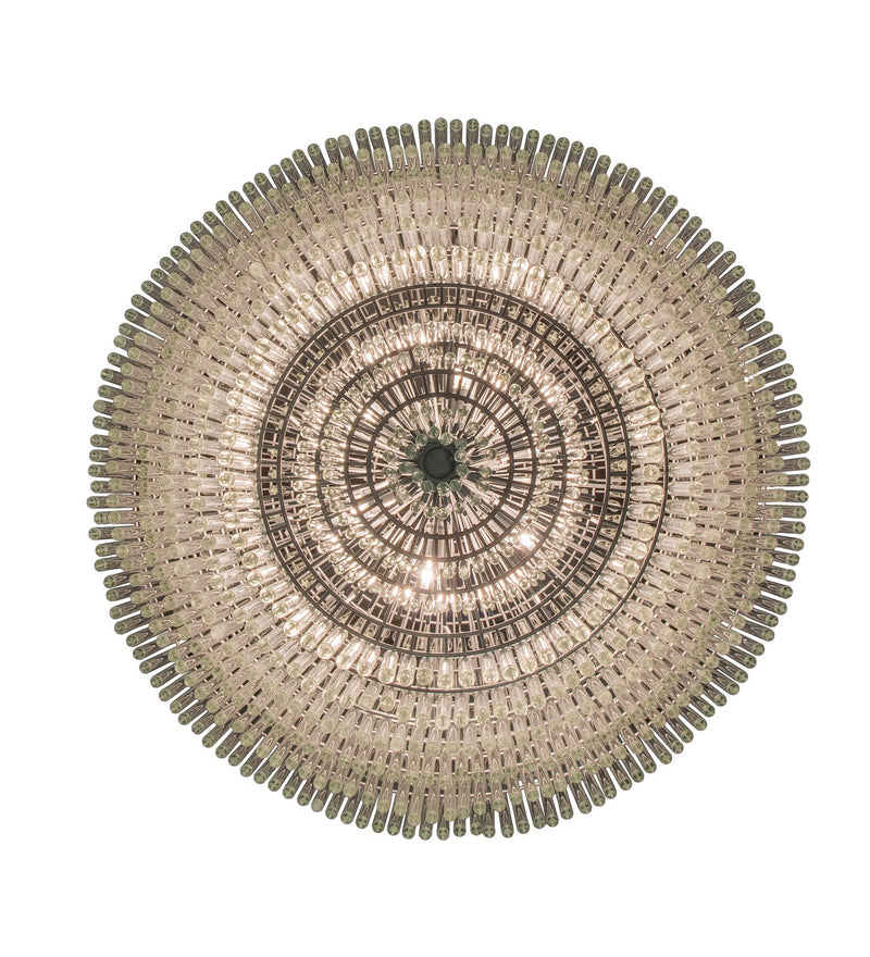 Meyda Tiffany 177524 24 Light Chandelier, Sparkle Silver