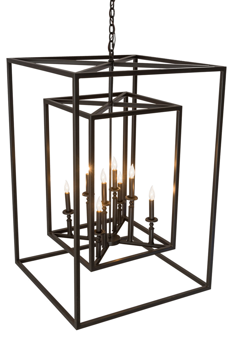 Meyda Tiffany 178759 Eight Light Pendant, Timeless Bronze