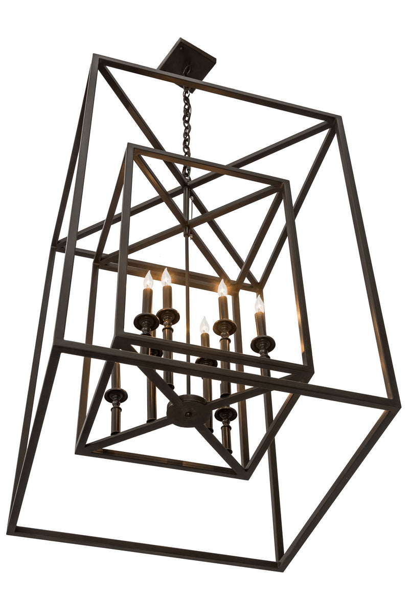 Meyda Tiffany 178759 Eight Light Pendant, Timeless Bronze