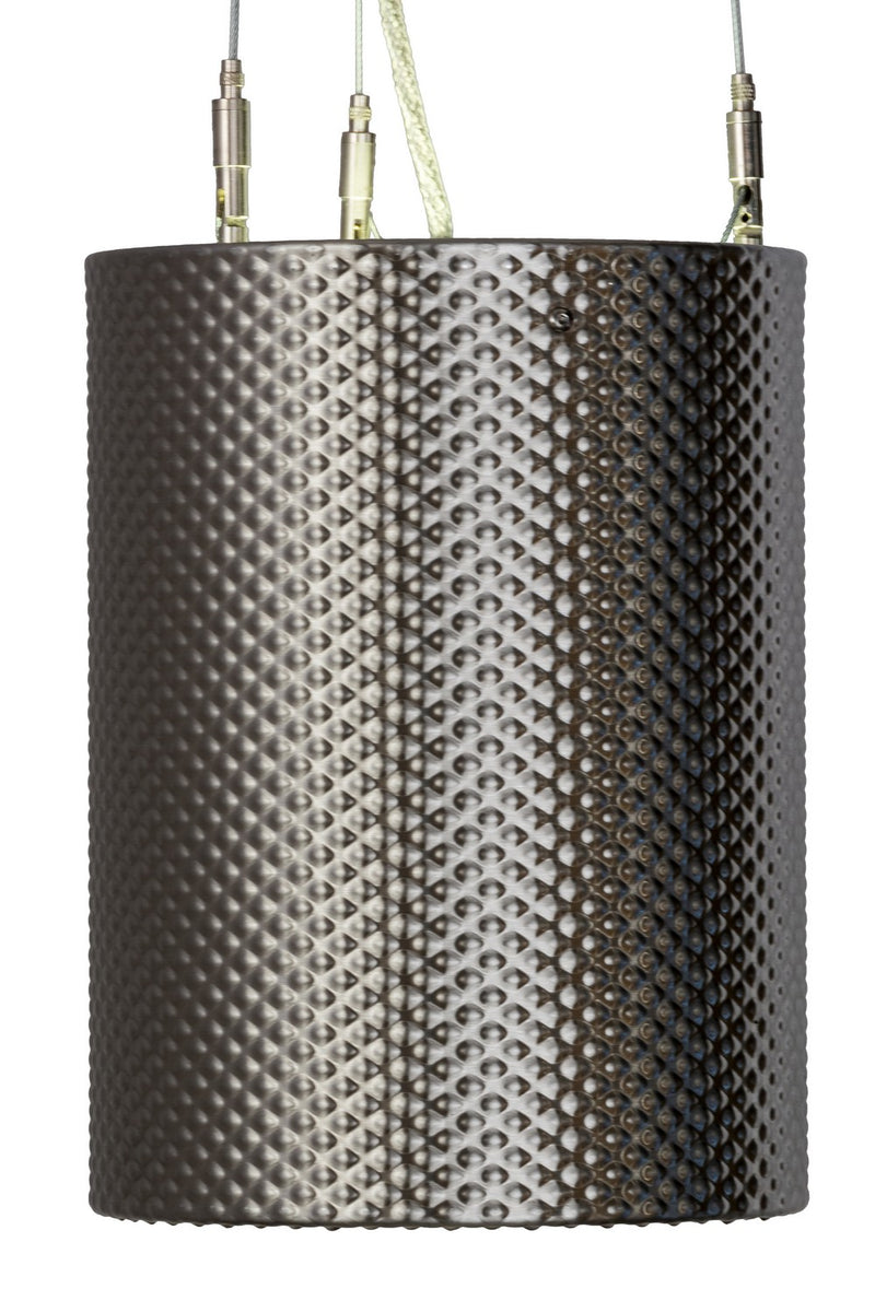 Meyda Tiffany 179030 LED Pendant, Brushed Stainless Steel