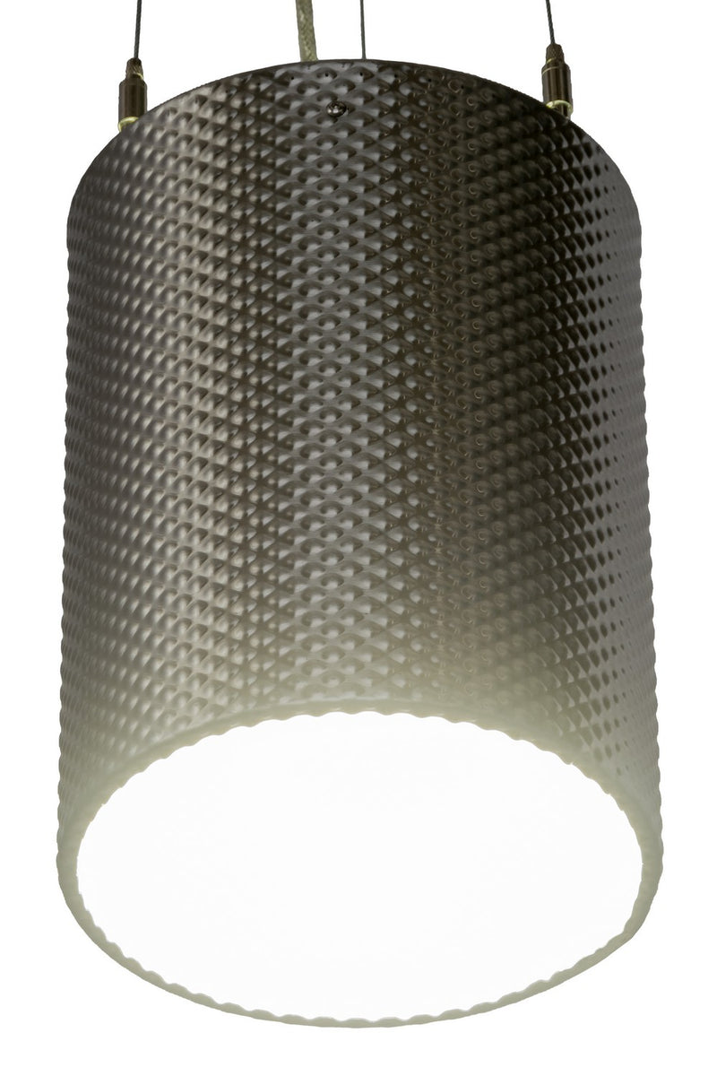 Meyda Tiffany 179030 LED Pendant, Brushed Stainless Steel