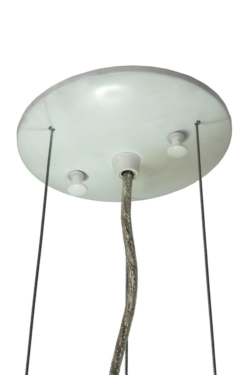 Meyda Tiffany 179030 LED Pendant, Brushed Stainless Steel