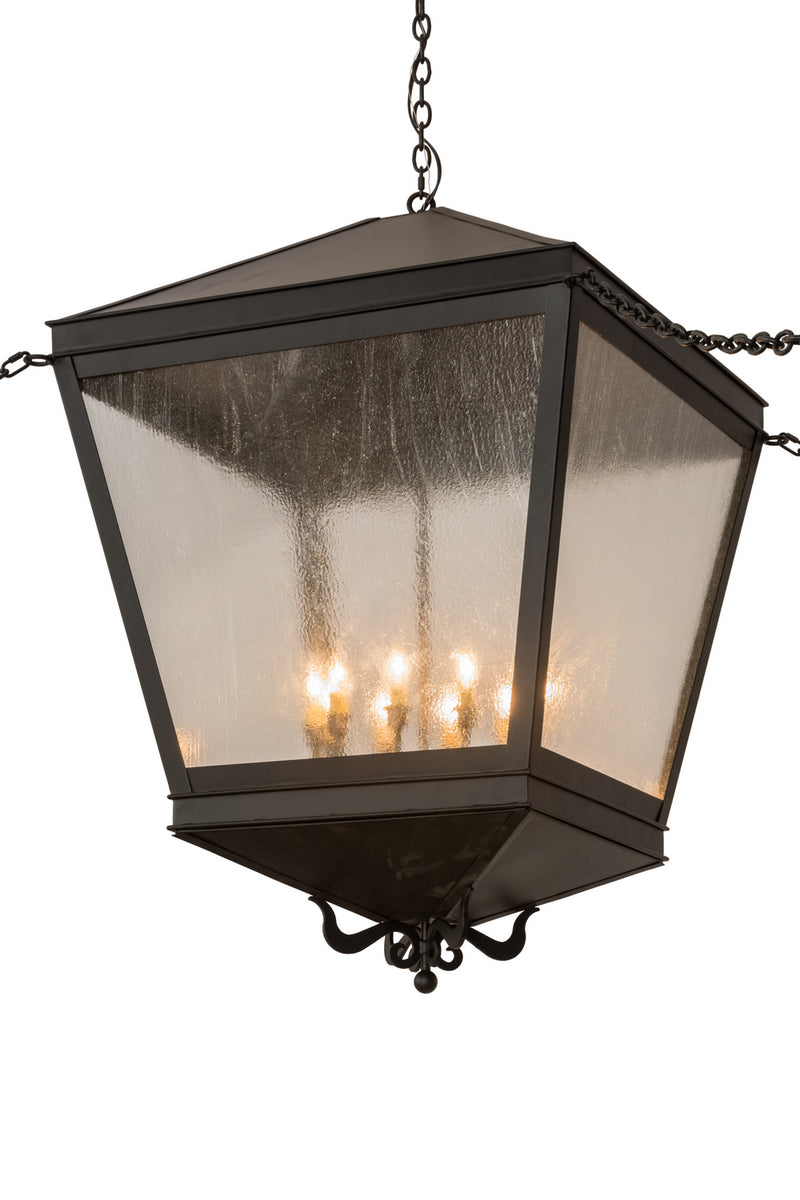 Meyda Tiffany 179164 Ten Light Pendant, Blackwash
