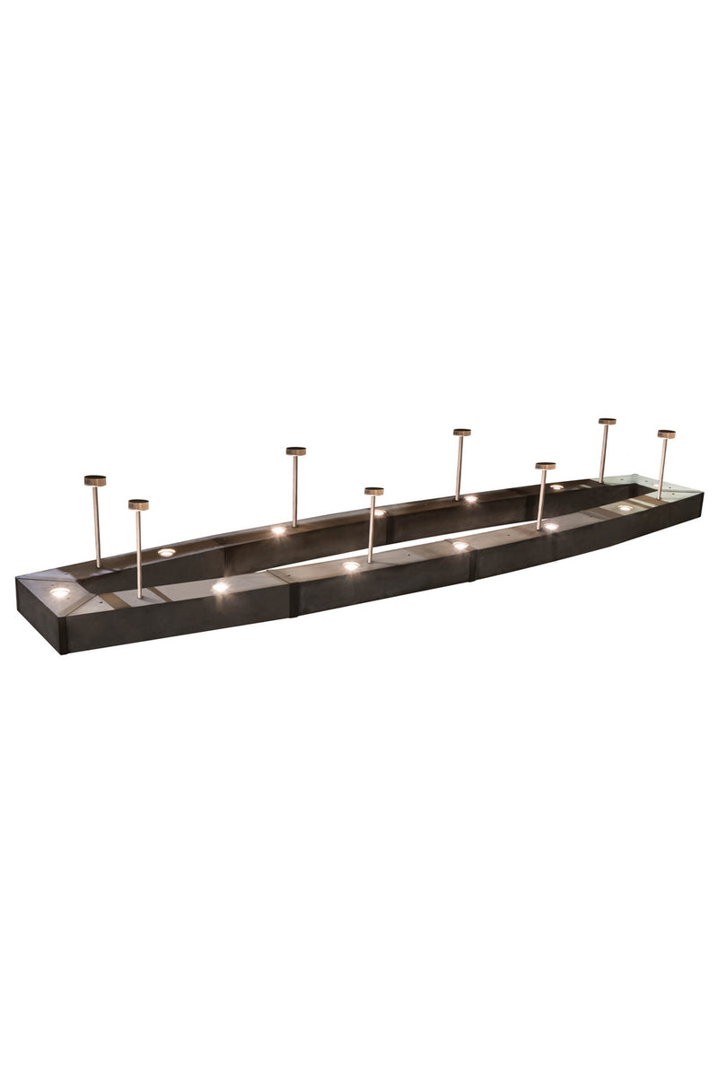 Meyda Tiffany 180825 24 Light Pendant, Steel