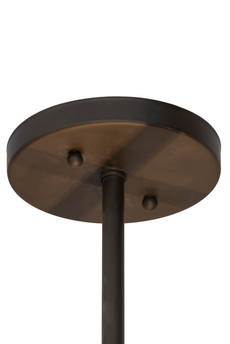 Meyda Tiffany 180896 Four Light Semi-Flushmount, Textured Black