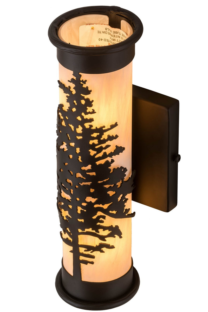 Meyda Tiffany 181591 One Light Wall Sconce, Oil Rubbed Bronze