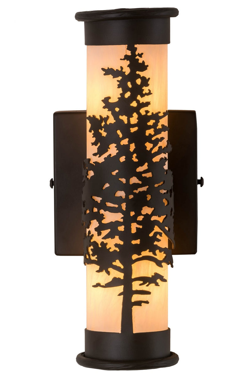 Meyda Tiffany 181591 One Light Wall Sconce, Oil Rubbed Bronze