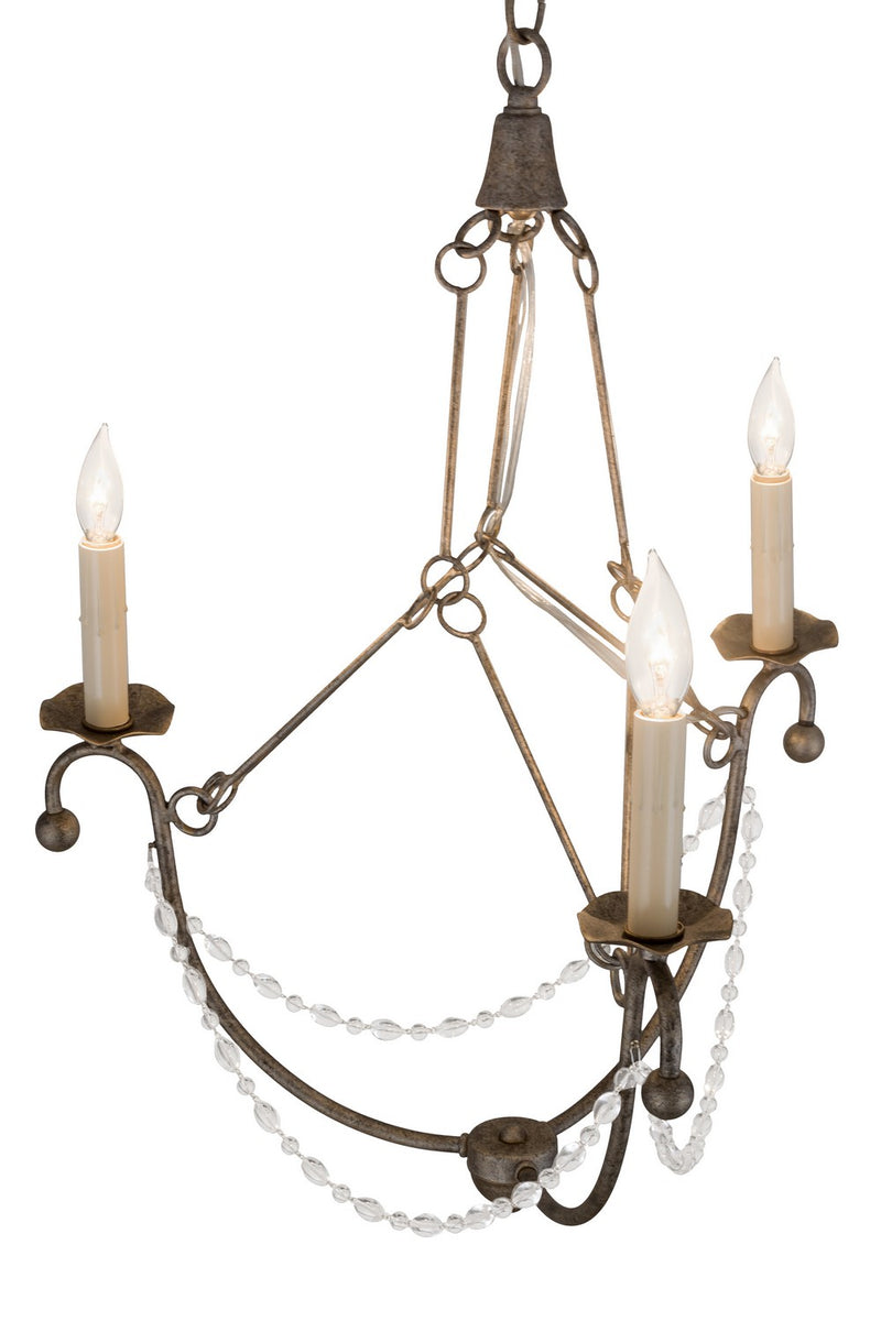 Meyda Tiffany 182545 Three Light Chandelier, Corinth