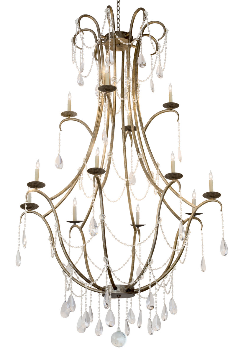 Meyda Tiffany 182547 12 Light Chandelier, Corinth