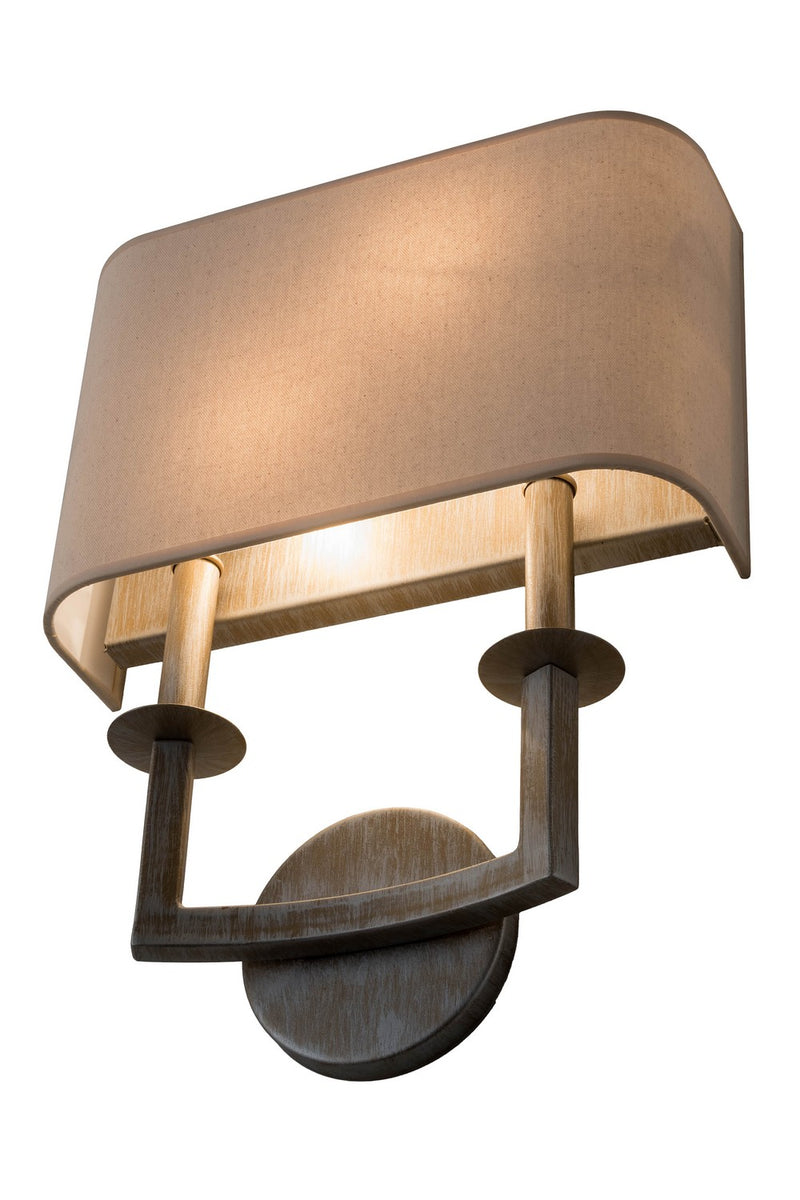 Meyda Tiffany 182637 Two Light Wall Sconce, Antique Silver