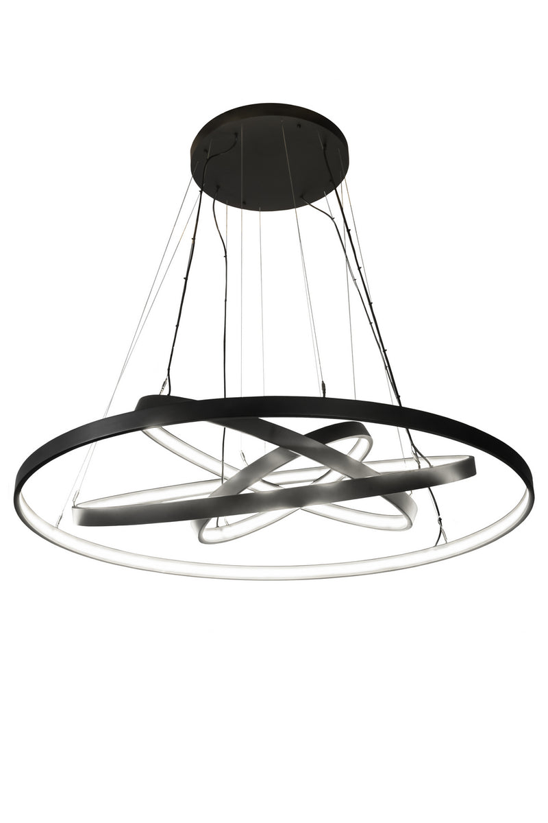 Meyda Tiffany 182716 LED Pendant, Solar Black