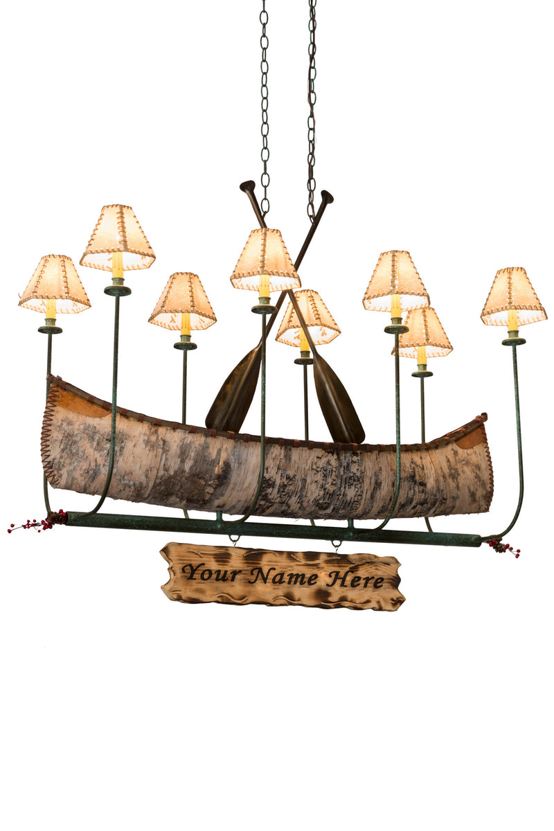 Meyda Tiffany 182904 Eight Light Chandelier, Antique Copper,Tarnished Copper