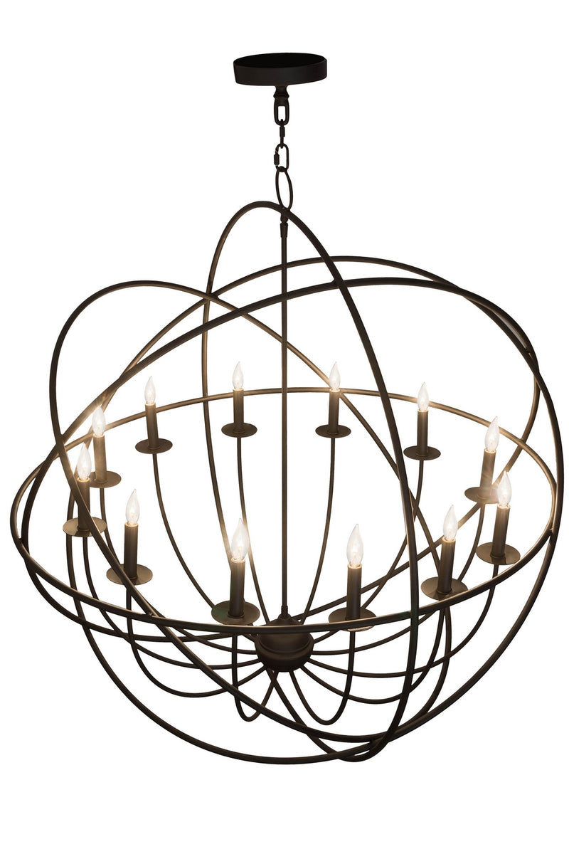 Meyda Tiffany 183432 12 Light Chandelier, Oil Rubbed Bronze