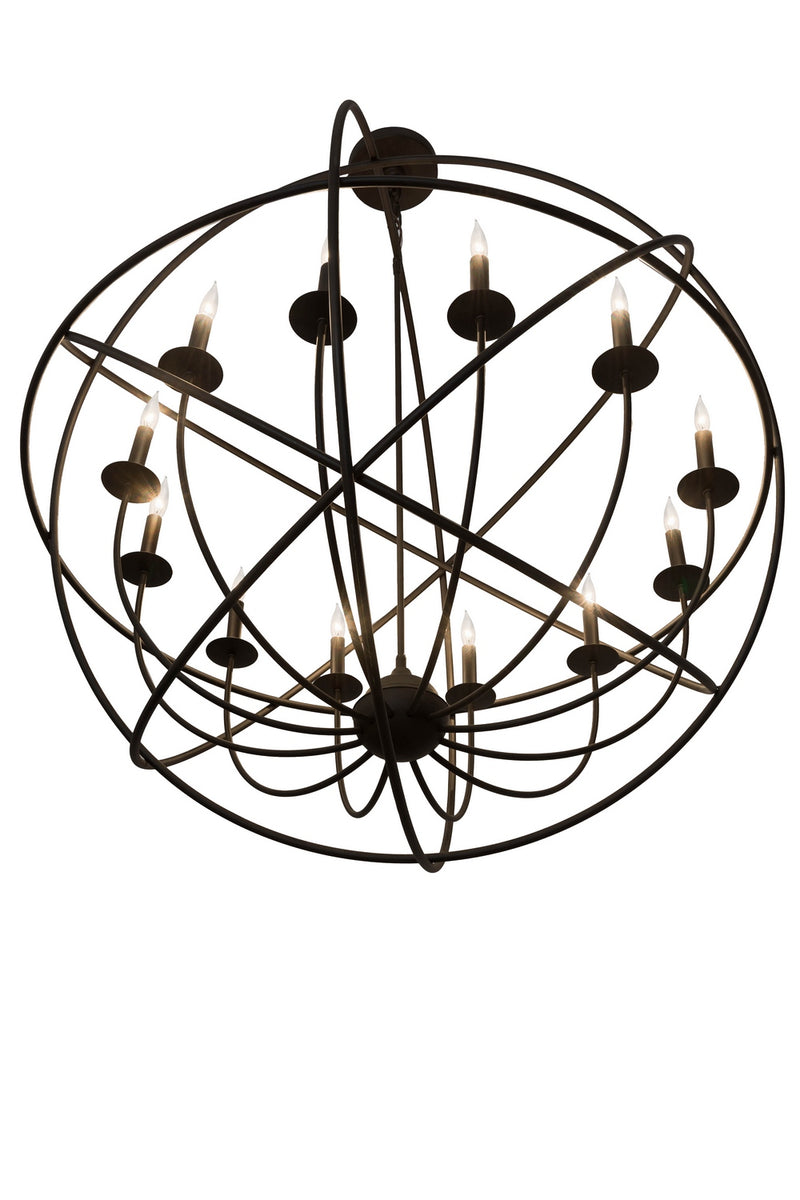 Meyda Tiffany 183432 12 Light Chandelier, Oil Rubbed Bronze