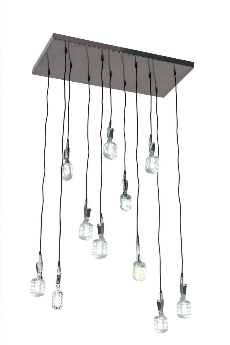 Meyda Tiffany 183596 11 Light Pendant, Chrome
