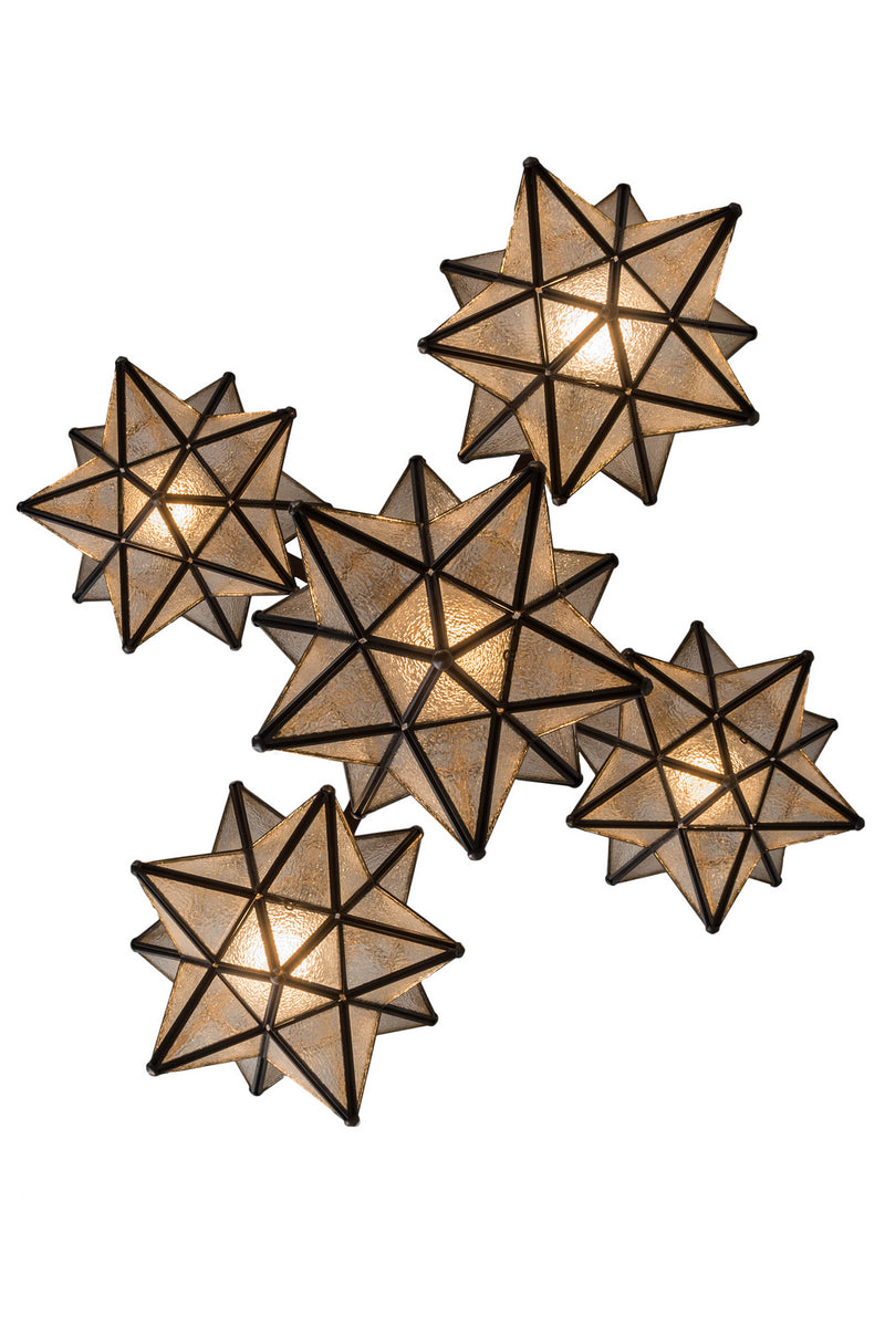 Meyda Tiffany 184367 Five Light Chandelier, Mahogany Bronze