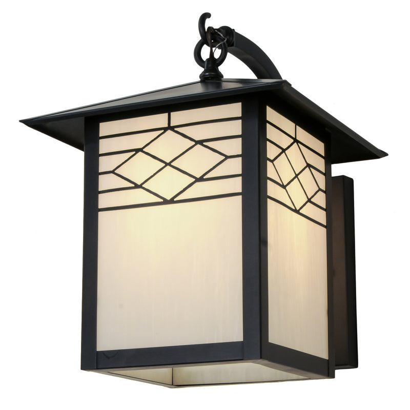 Meyda Tiffany 184732 One Light Wall Sconce, Craftsman Brown