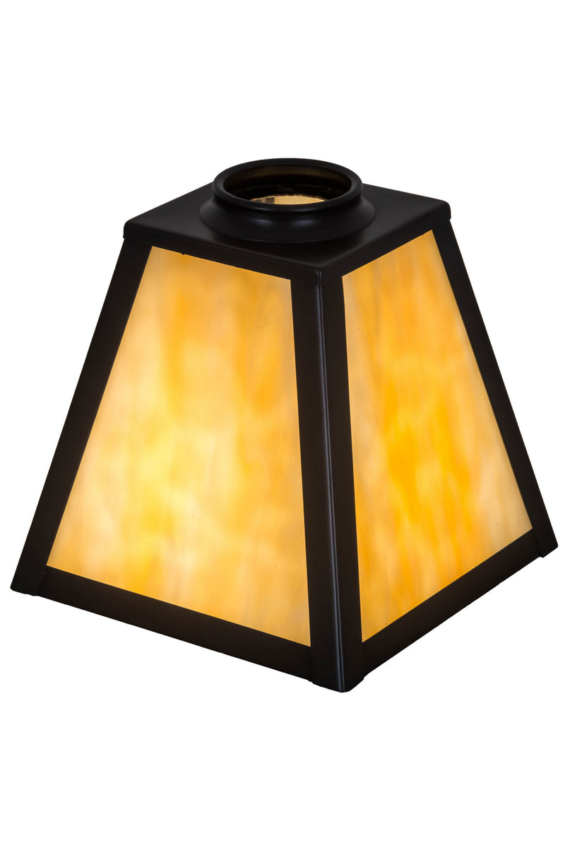 Meyda Tiffany 184750 Shade, Craftsman Brown