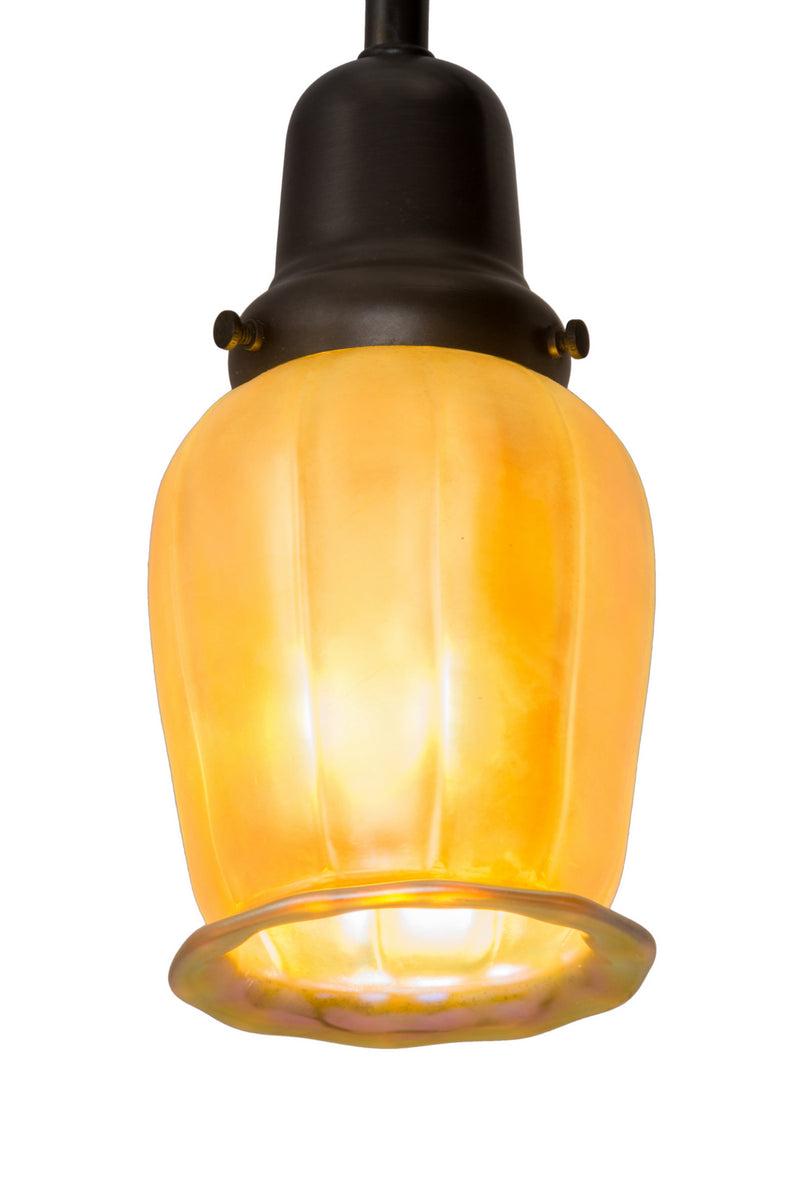 Meyda Tiffany 184779 One Light Pendant, Craftsman Brown