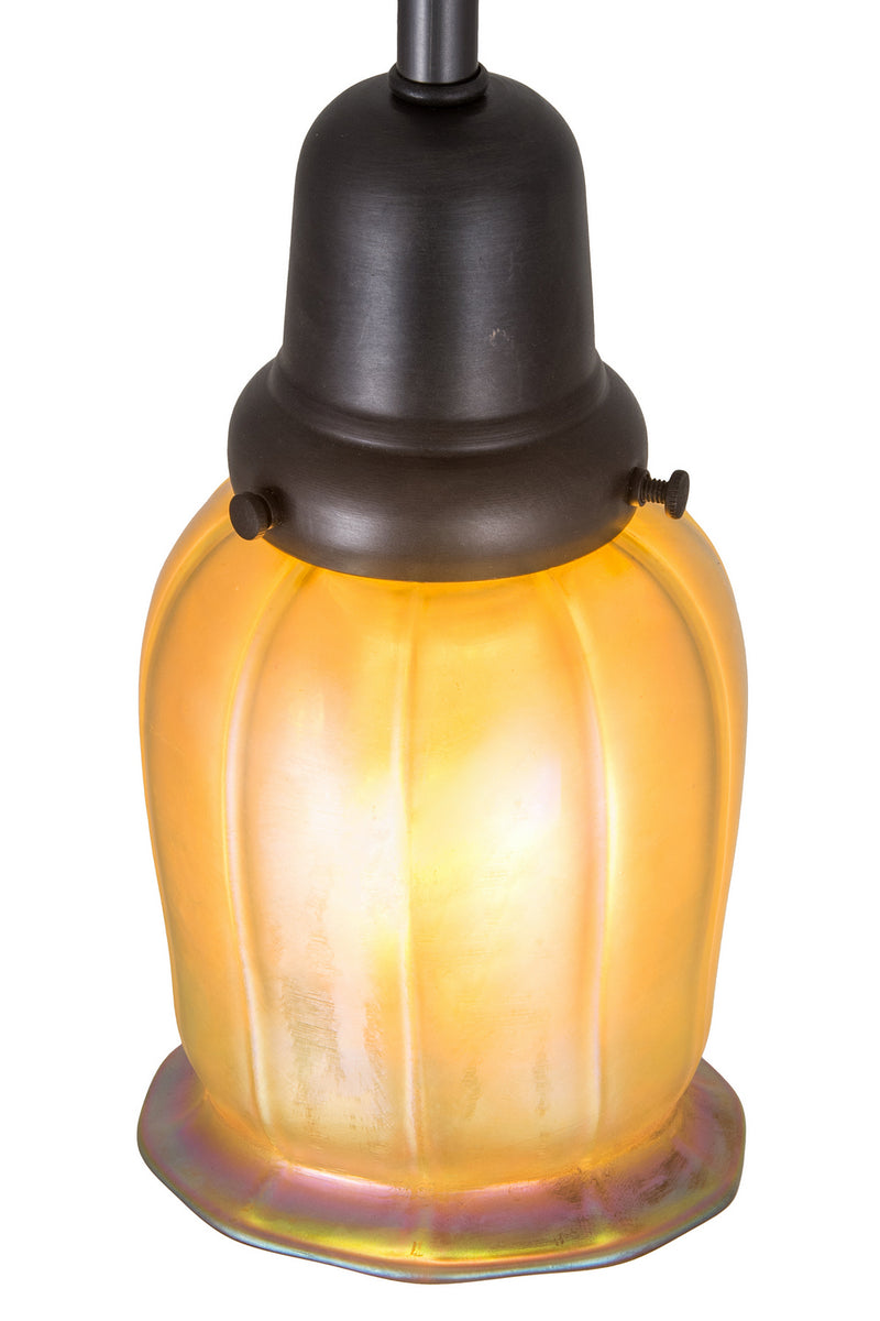 Meyda Tiffany 184780 One Light Pendant, Craftsman Brown