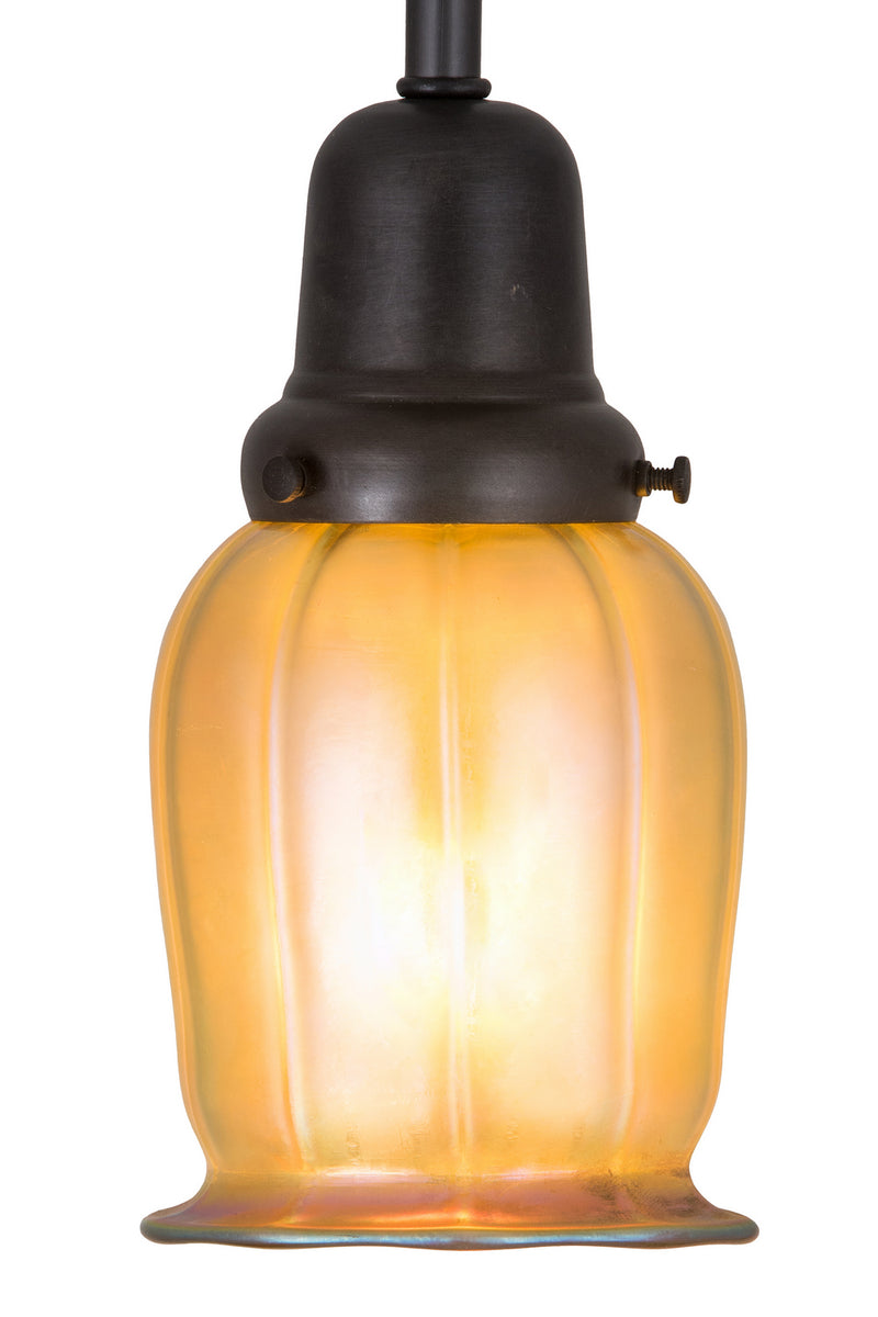 Meyda Tiffany 184780 One Light Pendant, Craftsman Brown