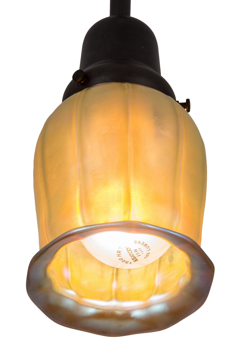 Meyda Tiffany 184780 One Light Pendant, Craftsman Brown