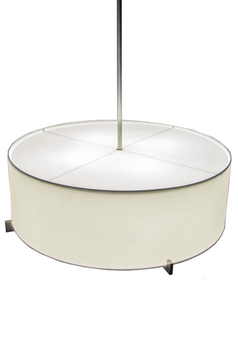 Meyda Tiffany 185008 Four Light Pendant, Brushed Nickel