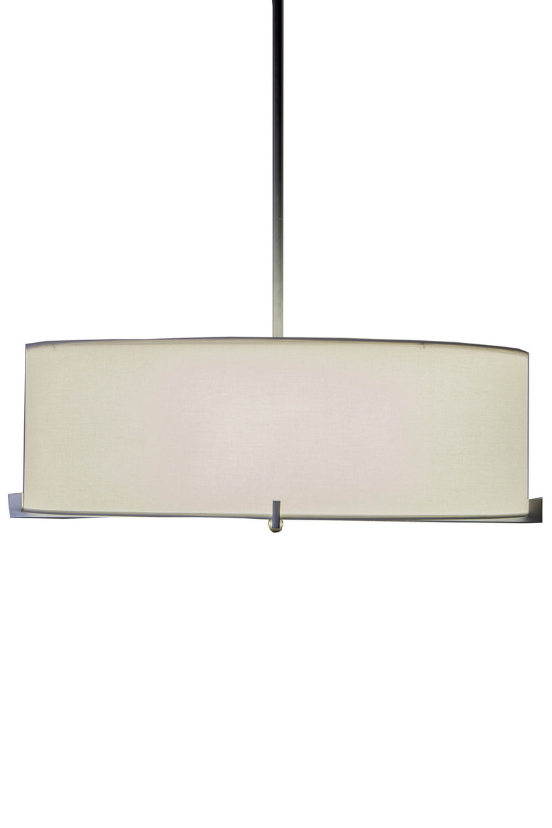 Meyda Tiffany 185008 Four Light Pendant, Brushed Nickel