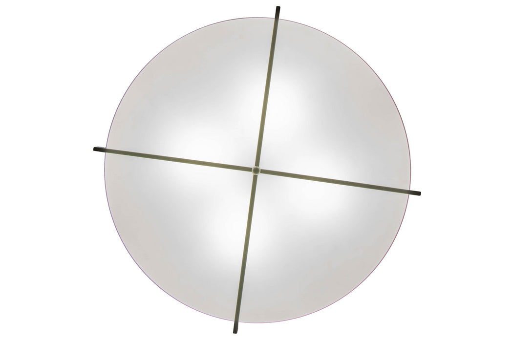 Meyda Tiffany 185008 Four Light Pendant, Brushed Nickel