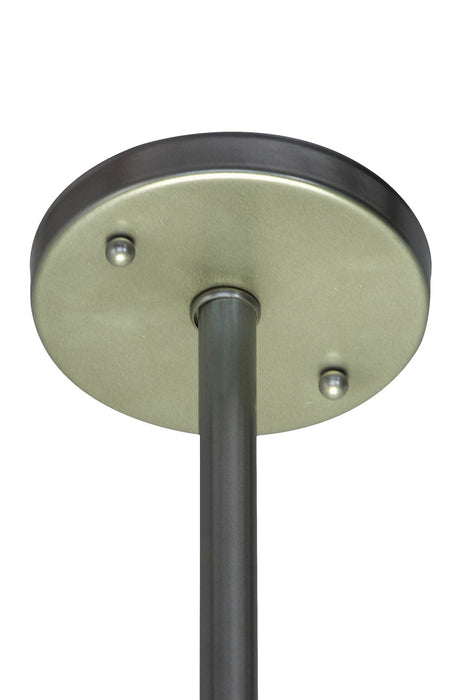 Meyda Tiffany 185008 Four Light Pendant, Brushed Nickel