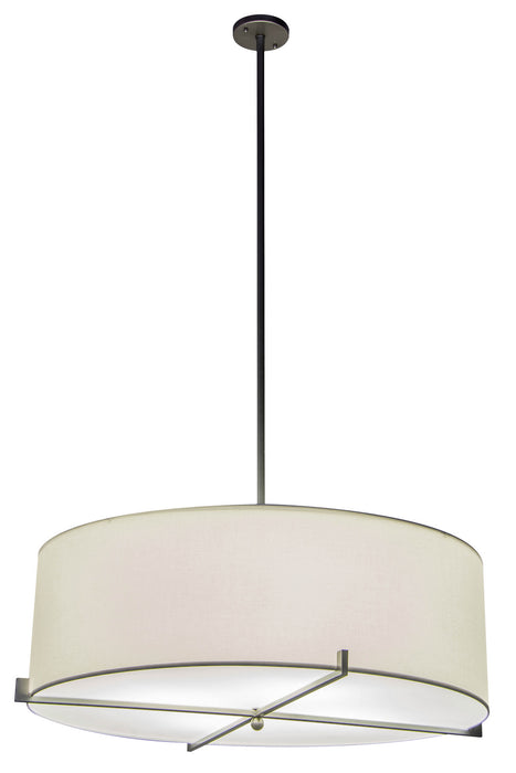 Meyda Tiffany 185008 Four Light Pendant, Brushed Nickel