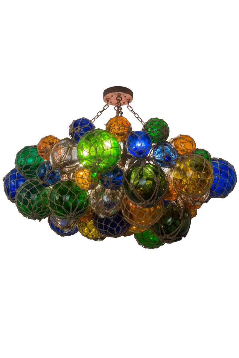 Meyda Tiffany 185262 Eight Light Chandelier, Wrought Iron On Rust
