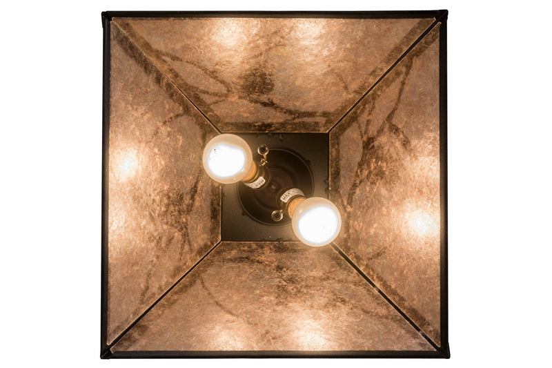 Meyda Tiffany 185768 Two Light Pendant, Textured Black