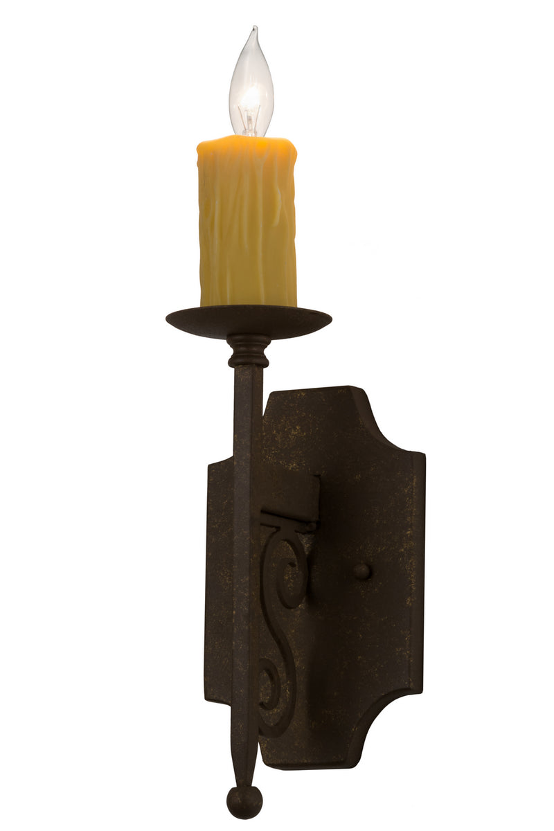 Meyda Tiffany 185769 One Light Wall Sconce, Pompeii Gold