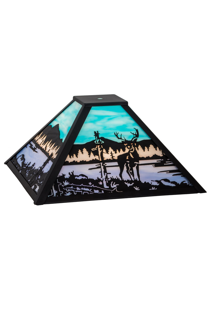Meyda Tiffany 187218 Shade, Craftsman Brown