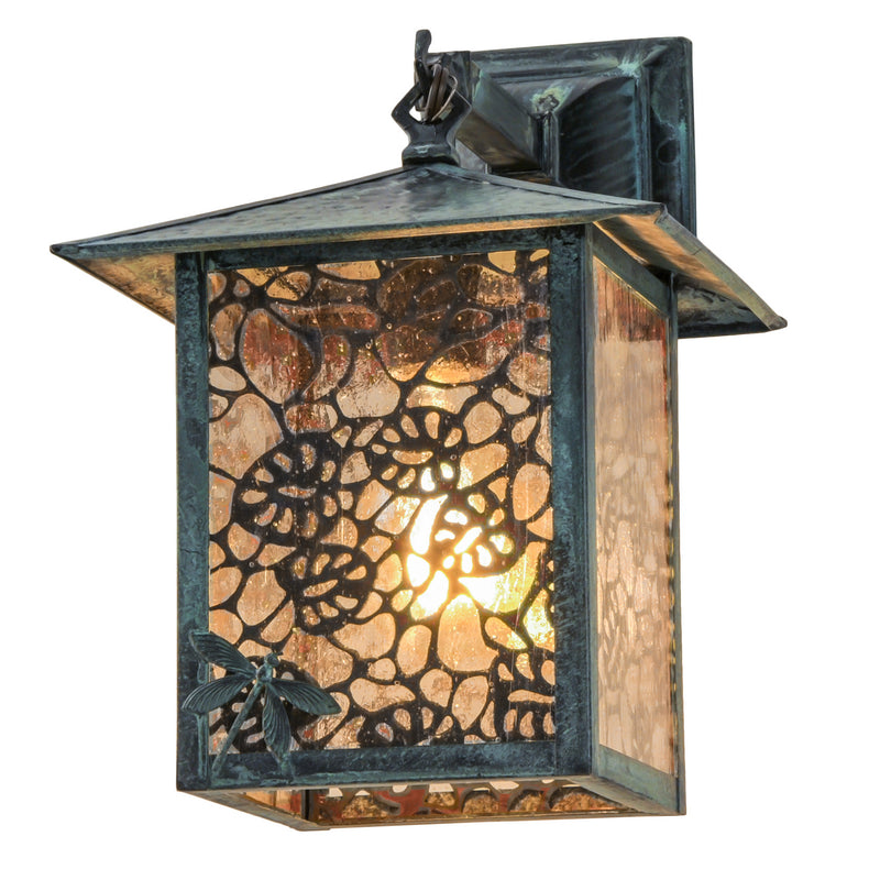 Meyda Tiffany 40725 One Light Wall Sconce, Verdigris