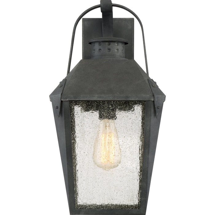 Quoizel CRG8410MB One Light Outdoor Wall Lantern, Mottled Black