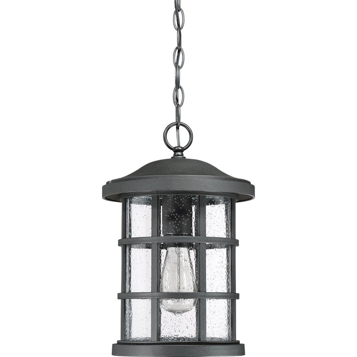 Quoizel CSE1910EK One Light Outdoor Hanging Lantern, Earth Black
