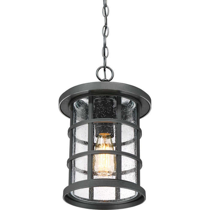 Quoizel CSE1910EK One Light Outdoor Hanging Lantern, Earth Black