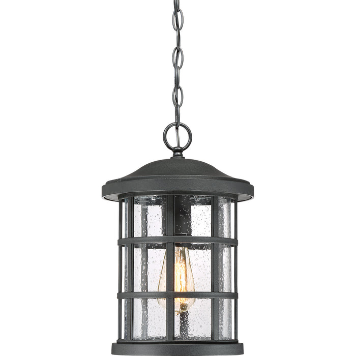 Quoizel CSE1910EK One Light Outdoor Hanging Lantern, Earth Black