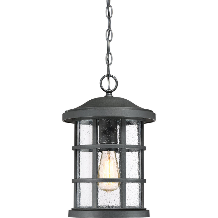 Quoizel CSE1910EK One Light Outdoor Hanging Lantern, Earth Black