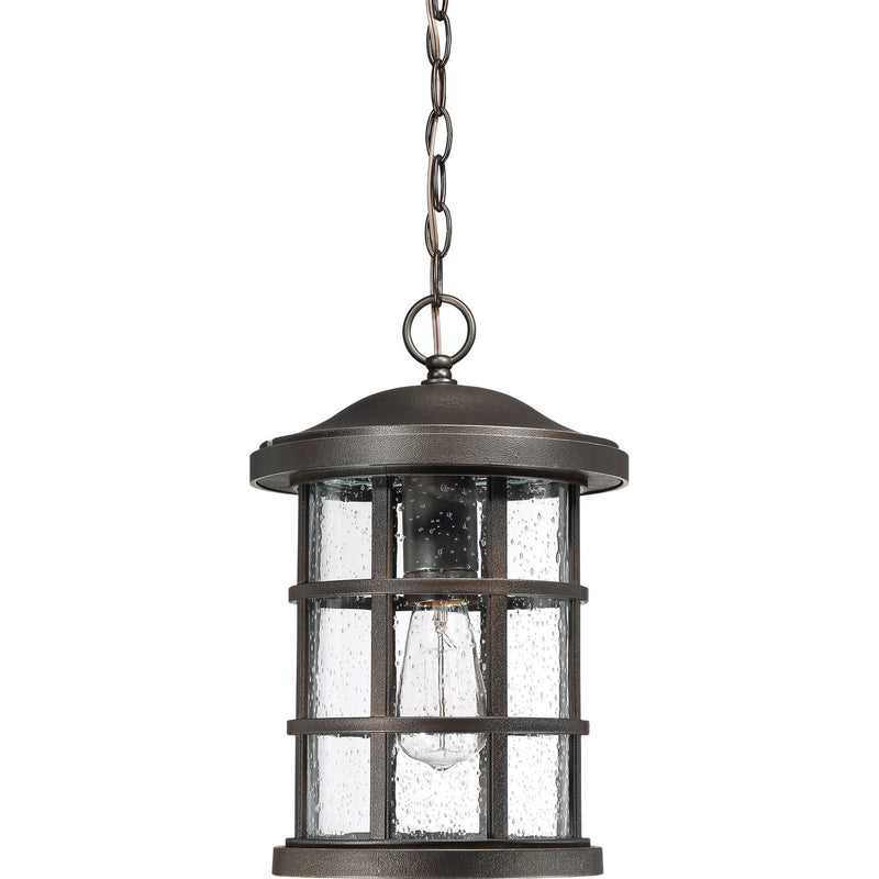 Quoizel CSE1910PN One Light Outdoor Hanging Lantern, Palladian Bronze