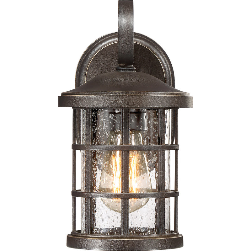 Quoizel CSE8406PN One Light Outdoor Wall Lantern, Palladian Bronze