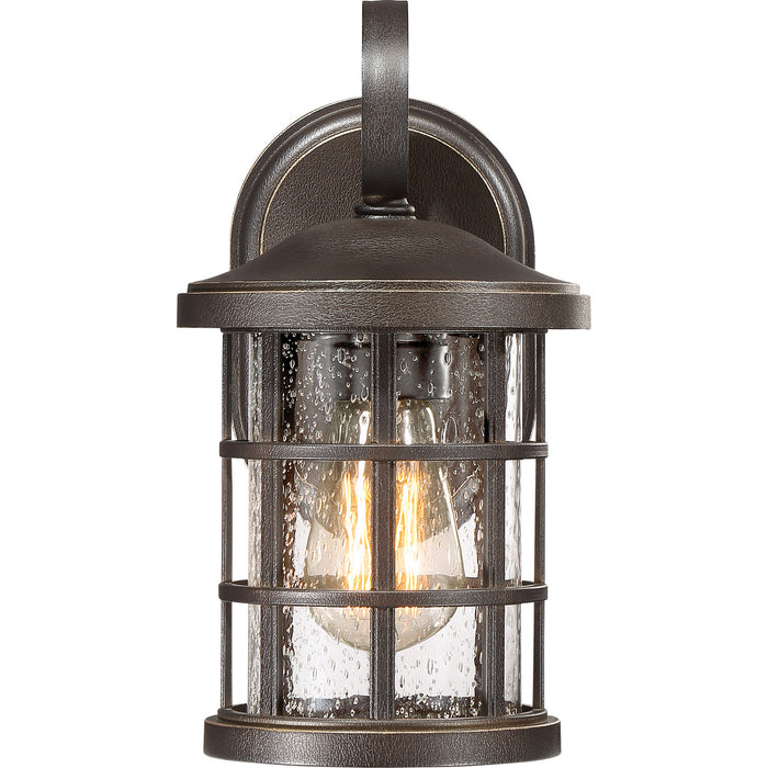 Quoizel CSE8406PN One Light Outdoor Wall Lantern, Palladian Bronze