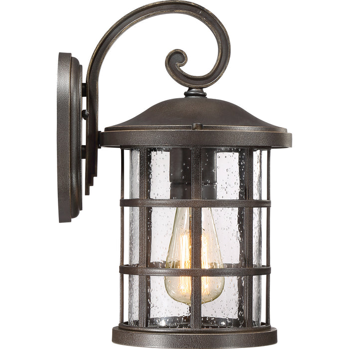 Quoizel CSE8408PN One Light Outdoor Wall Lantern, Palladian Bronze