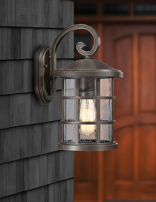 Quoizel CSE8408PN One Light Outdoor Wall Lantern, Palladian Bronze