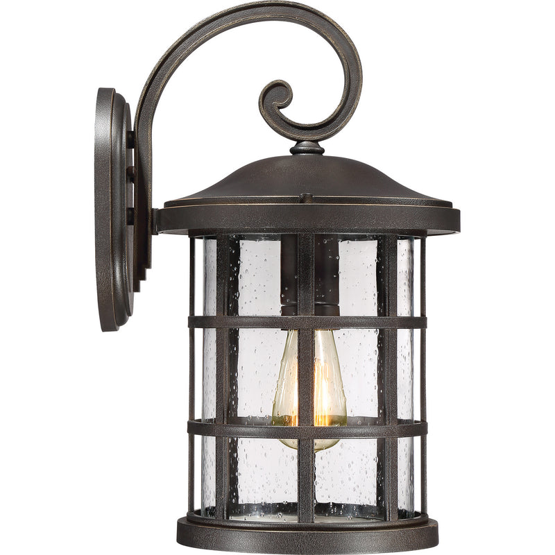 Quoizel CSE8410PN One Light Outdoor Wall Lantern, Palladian Bronze